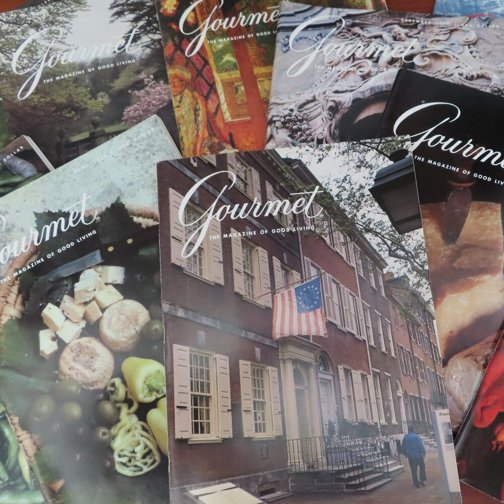 Lot of 12 Vintage 1979 Gourmet Magazines